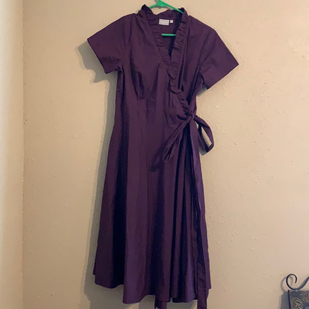 Eshakti Wrap Around Purple Dress